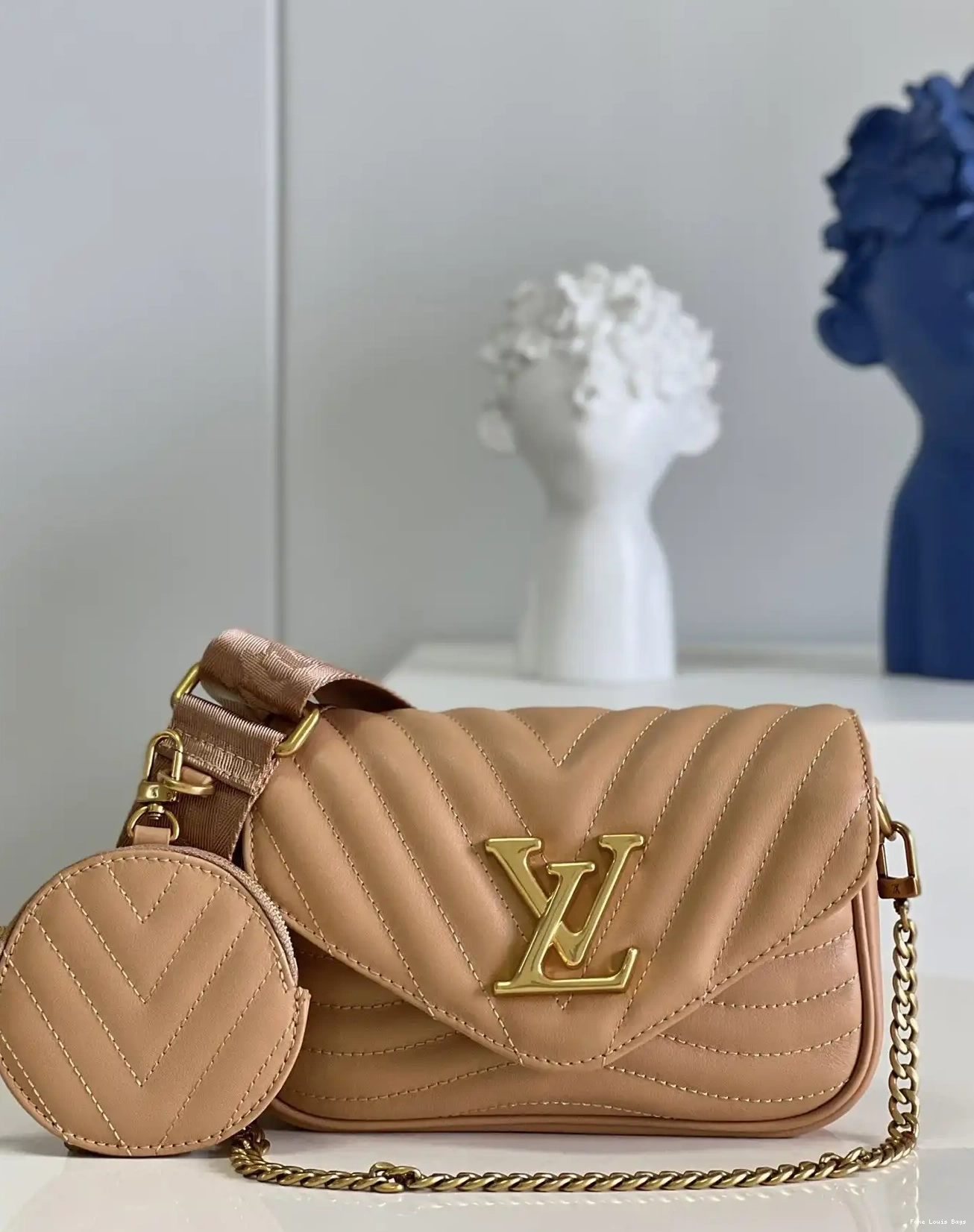 Rep ladies WAVE MULTI-POCHETTE VUITTON LOUIS NEW 0614